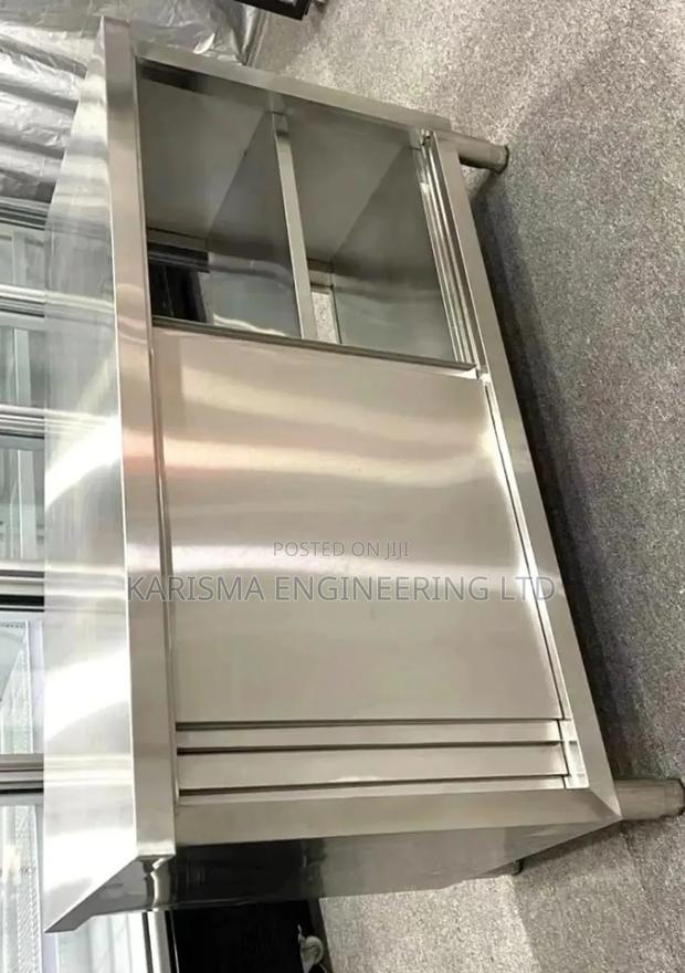 Stainless Steel Kitchen Storage Unit - main view