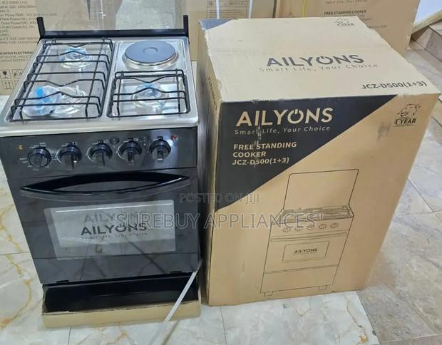 50 by 55 Ailyons 3 +1 Standing Cooker - main view