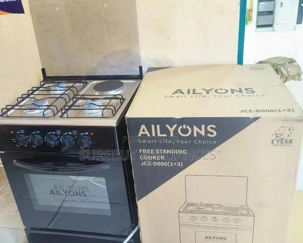 Gas Cooker. Ailyons 50*55 3+1 Standing Cooker