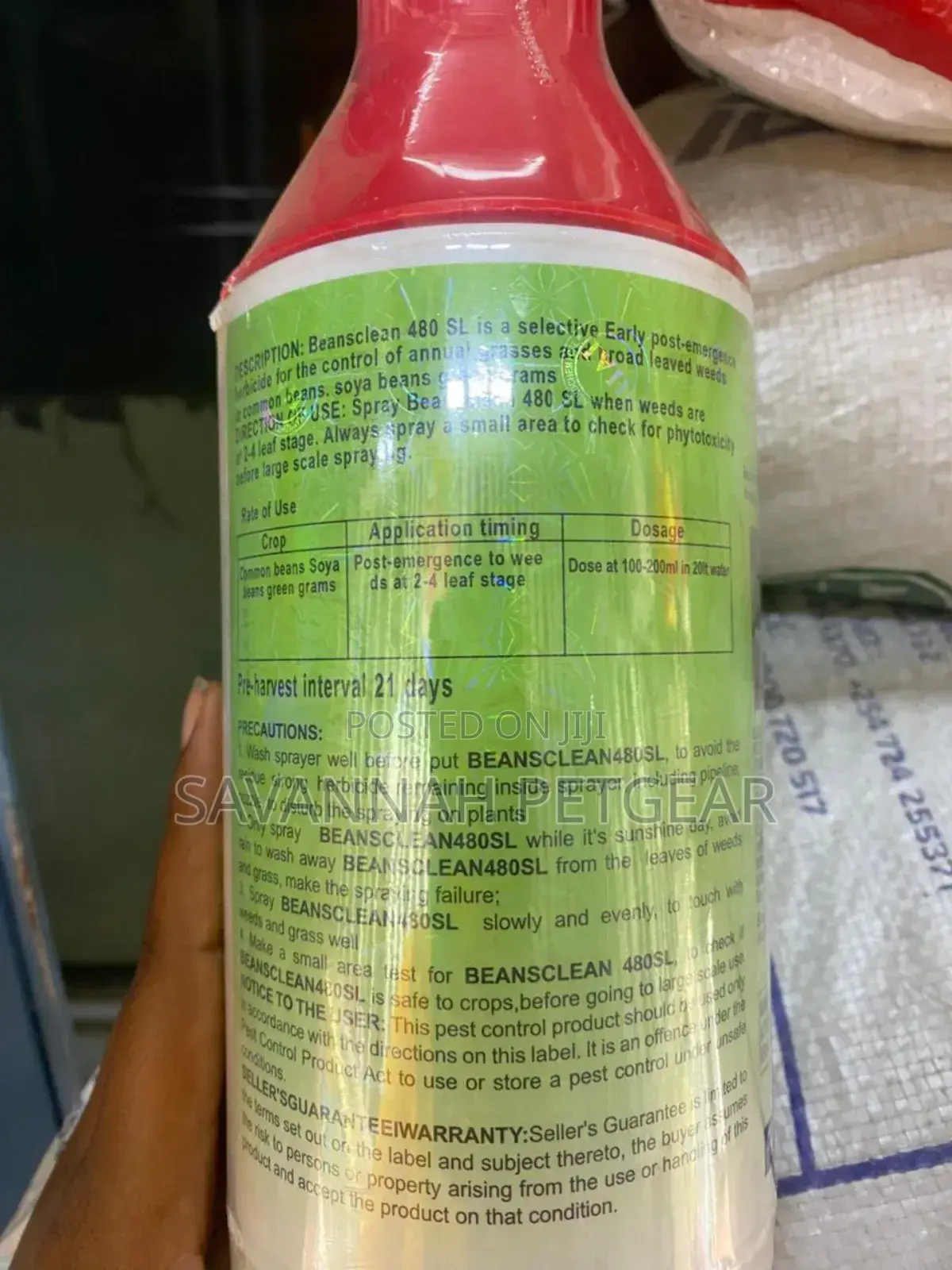 Beansclean 480sl Selective Post-Emergence Herbicide 1 Litre