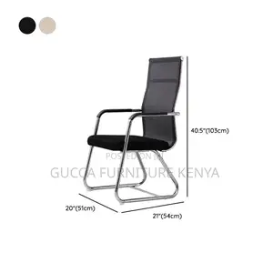 Office Chair: Casual Mesh Low Backrest Office Board Seat