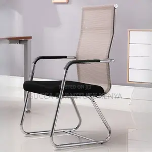 Office Chair: Casual Mesh Low Backrest Office Board Seat