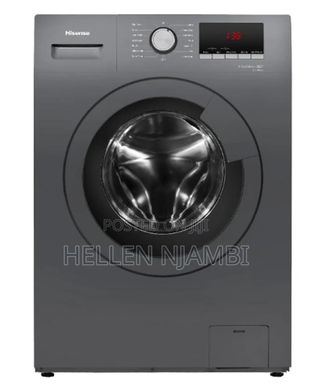Hisense Grey Full Automatic 8kgs Front Load Washing Machine - main view
