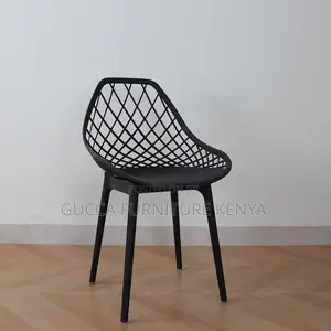 Office Chairs:Creative Plastic Back Armless Dining Chair