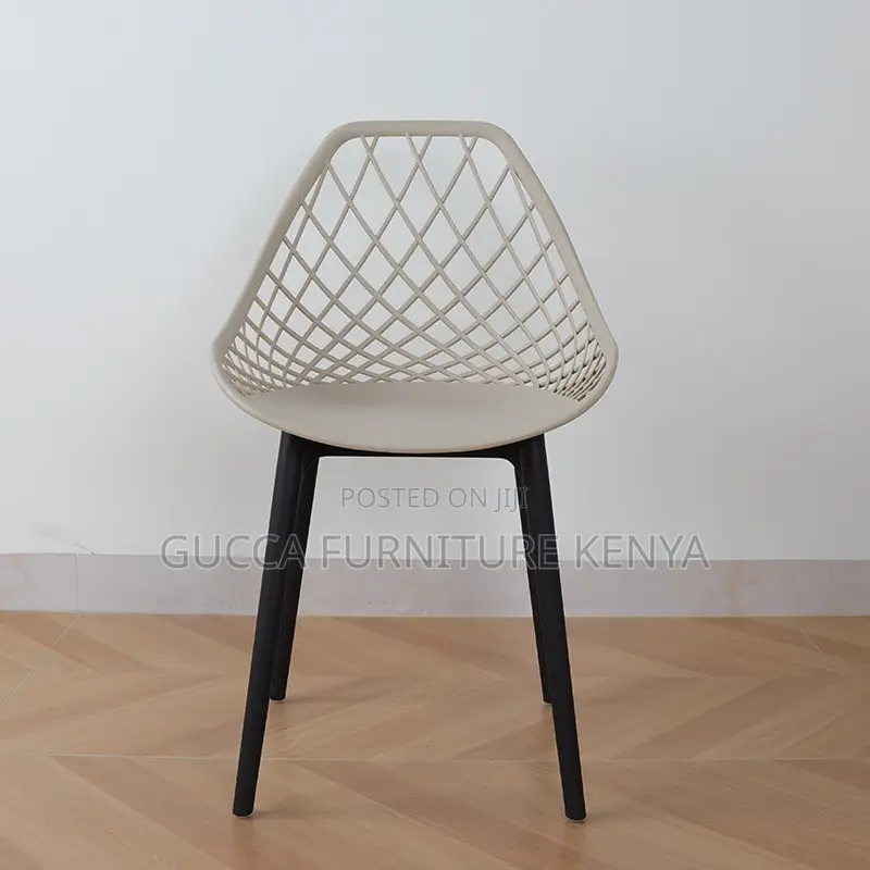 Office Chairs:Creative Plastic Back Armless Dining Chair