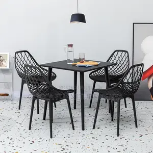 Office Chairs:Creative Plastic Back Armless Dining Chair