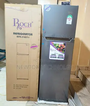 Roch Double Door Refrigerator, 170l - Silver