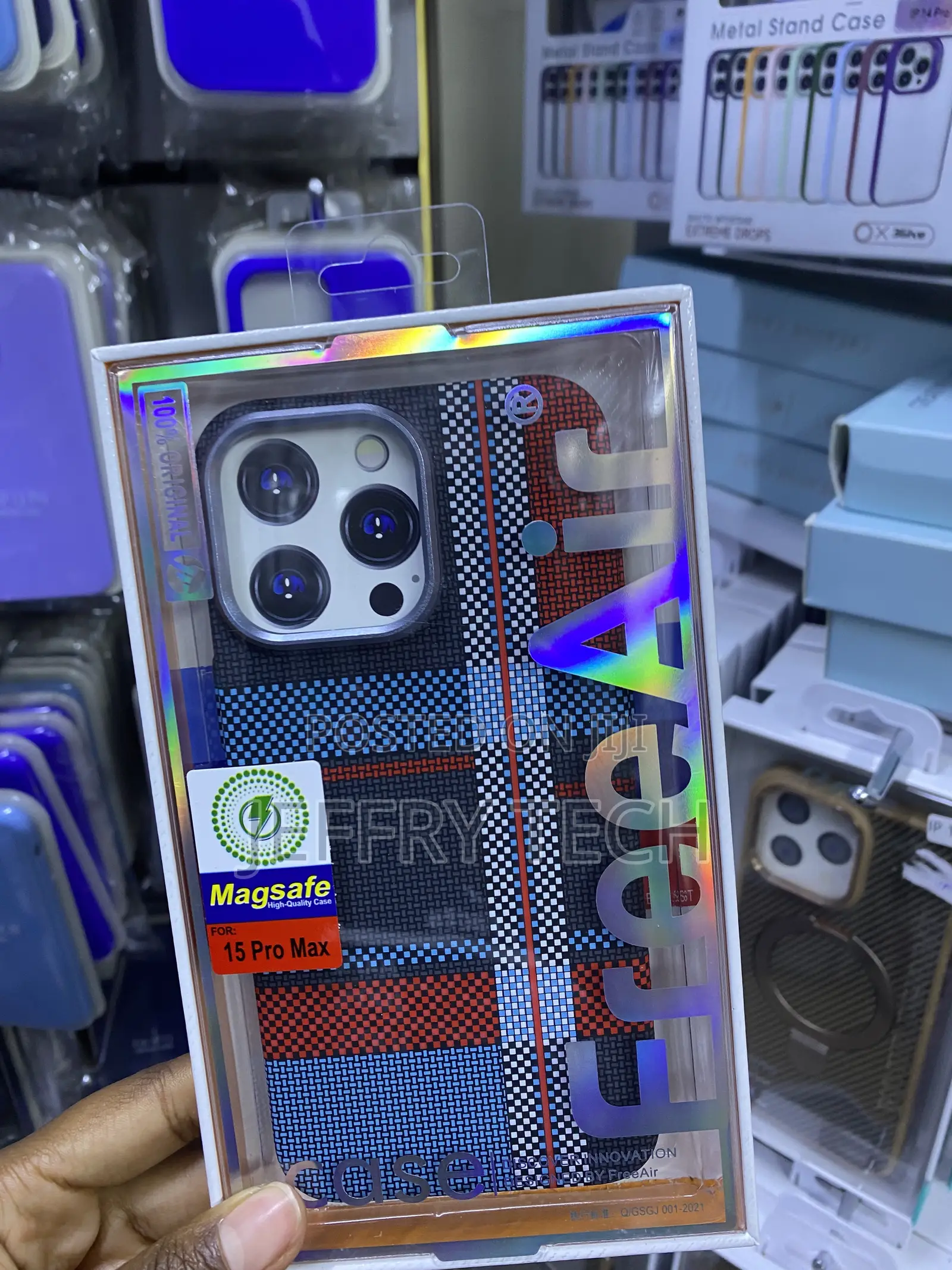 Tigowos Tribal Carbon Fiber for iPhone 15 Pro Max Case