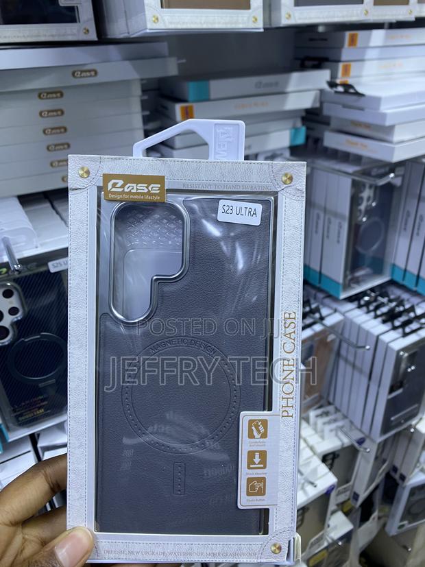 Mous Samsung Galaxy S23 Ultra Leather Magsafe Casee - main view