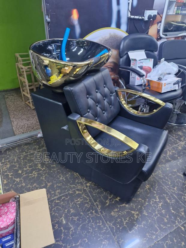 Gold Imported Shampoo Salon Barber Sink Executive