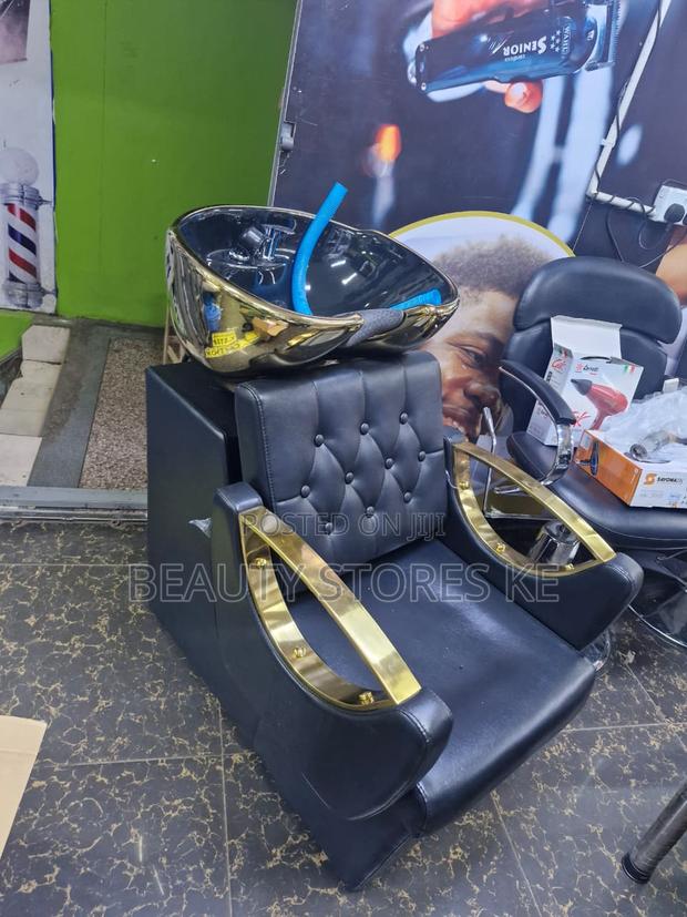Gold Imported Shampoo Salon Barber Sink Executive - thumbnail 2