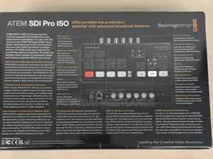 Blackmagic Design Atem Sdi Pro Iso Live Stream Switcher