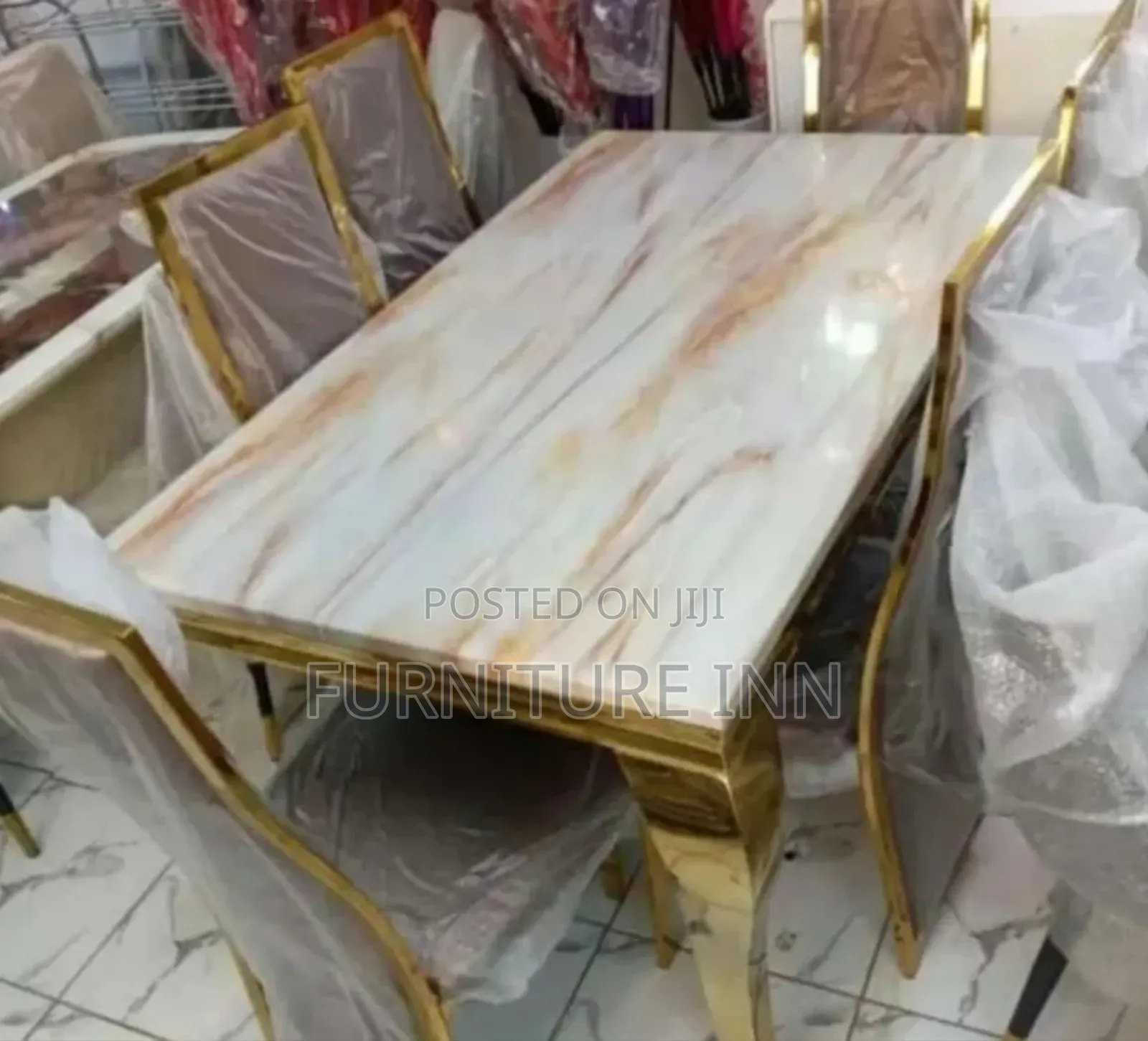 Marble Dinning Table Set