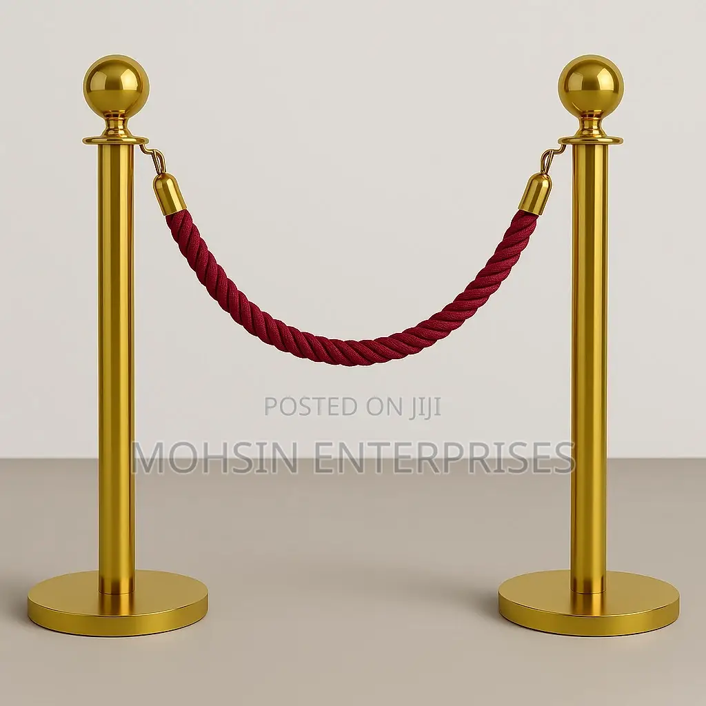 Premium Gold Queue Stand – Organized & Elegant
