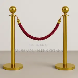 Premium Gold Queue Stand – Organized & Elegant