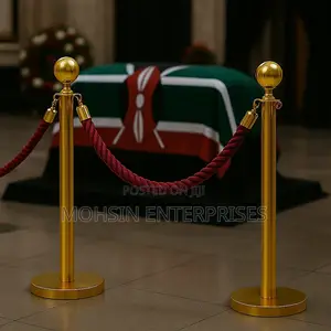 Premium Gold Queue Stand – Organized & Elegant