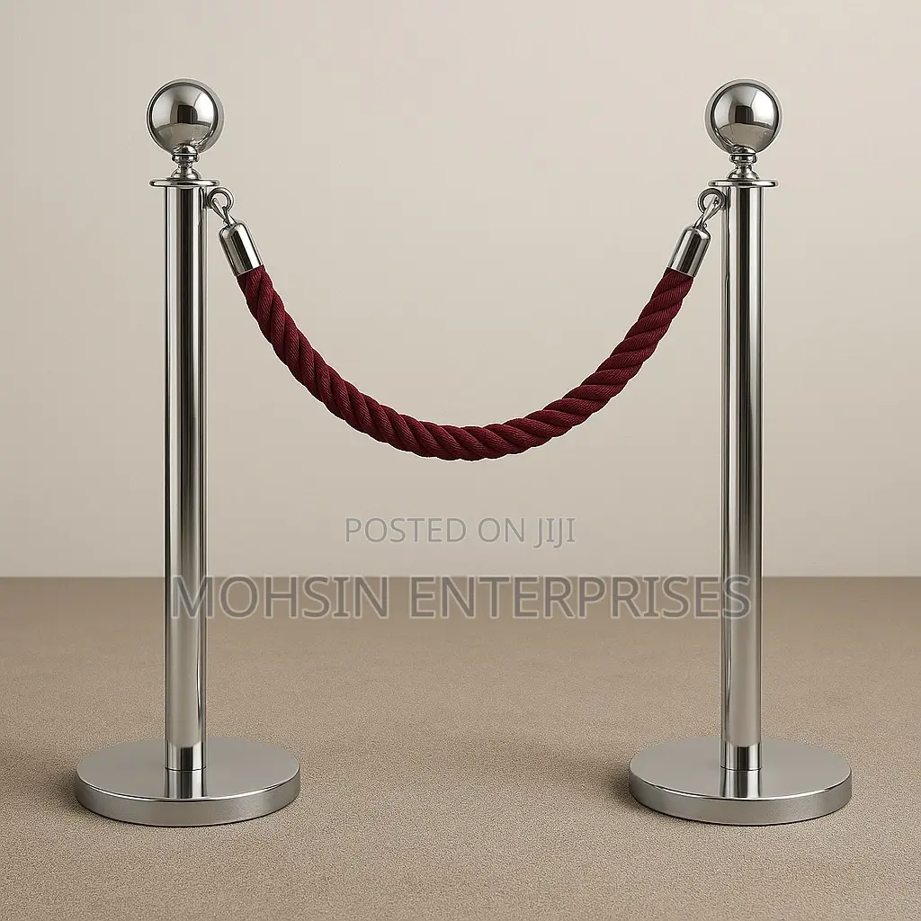 Professional Premium Silver Queue Stand – Organized & Unique
