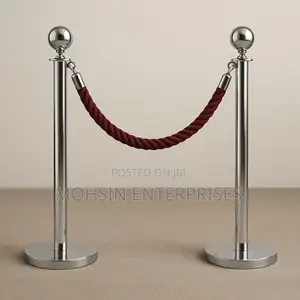 Professional Premium Silver Queue Stand – Organized & Unique