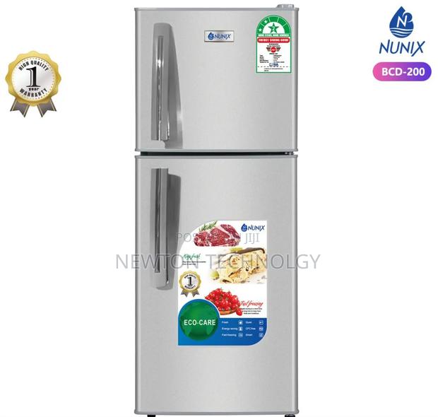 Nunix 210 Litres Double Door Refrigerator With Handles