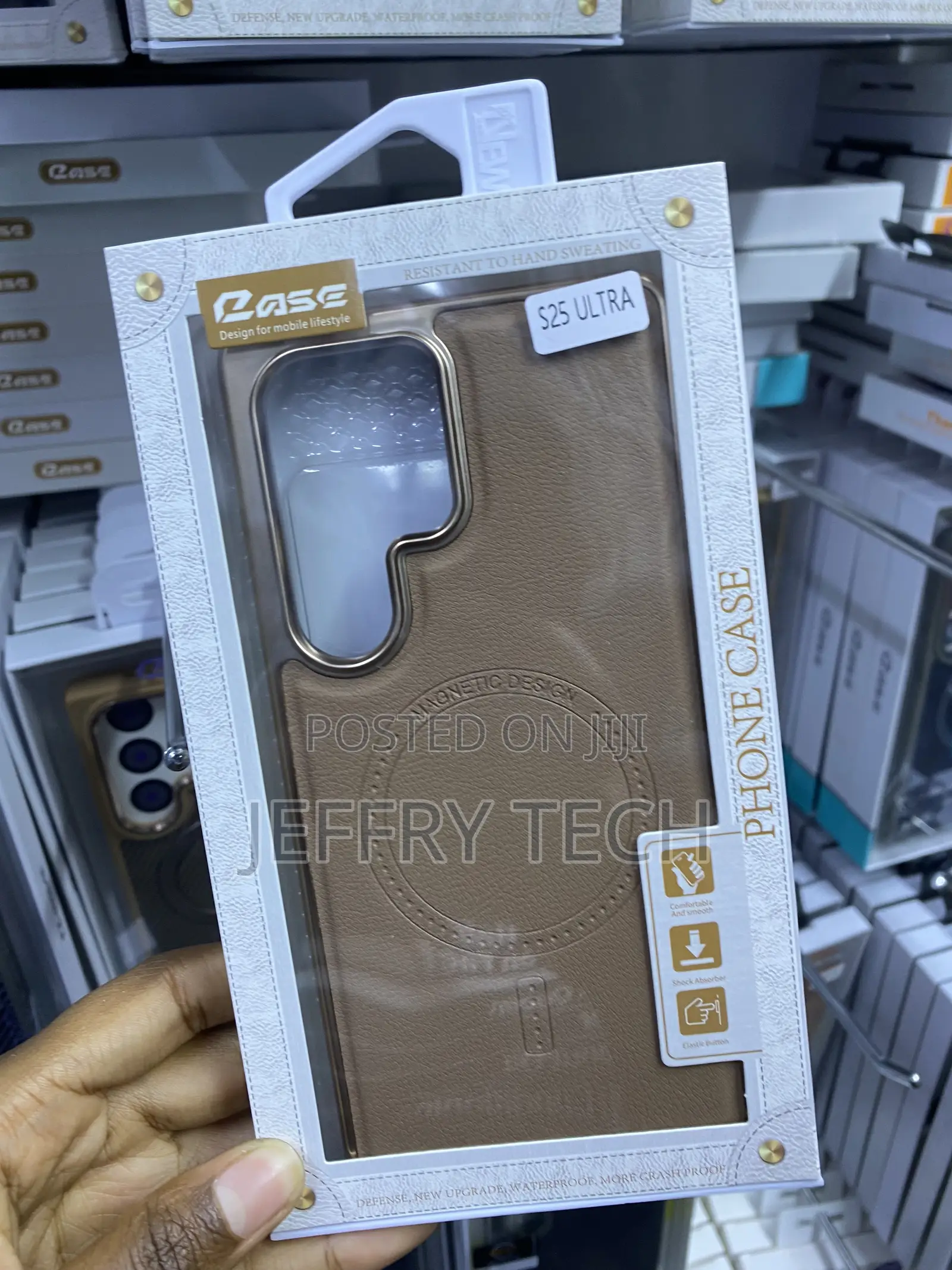 Frato Magsafe Leather Case for Samsung Galaxy S25 Ultra