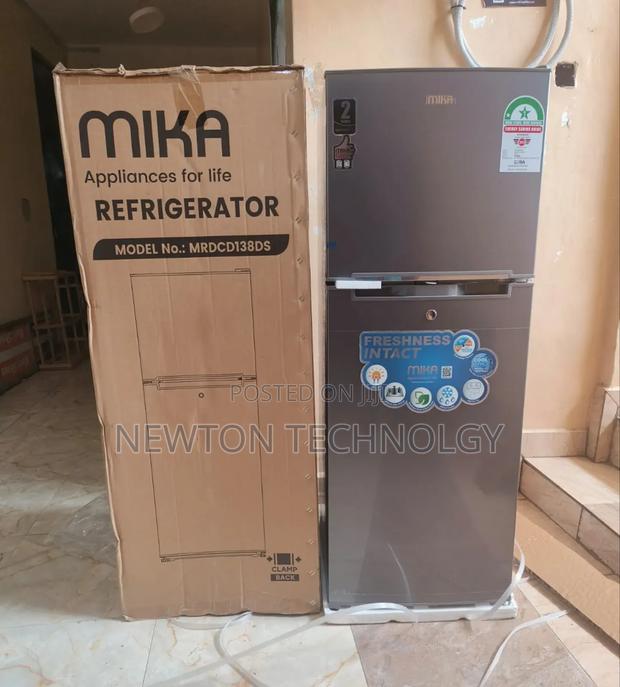 Mika 138 Litres Double Door Refrigerator