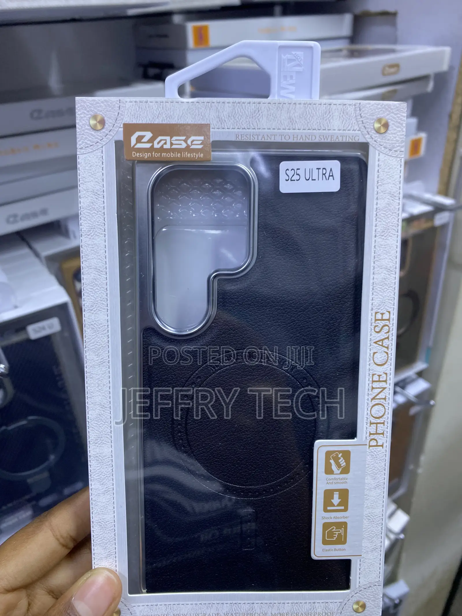Kingflag Leather Case for Samsung Galaxy S25 Ultra Magsafe
