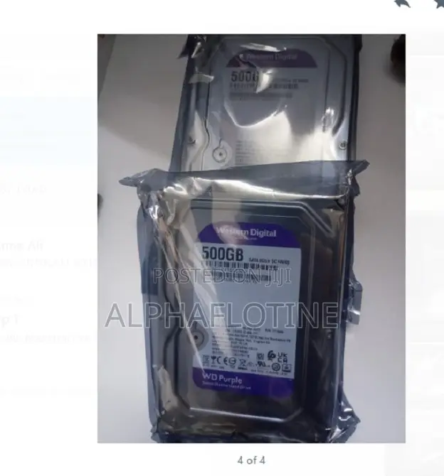 500gb Wd Purple Surveillance Hard Disk
