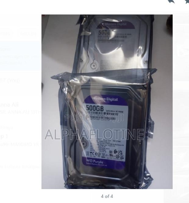 500gb Wd Purple Surveillance Hard Disk