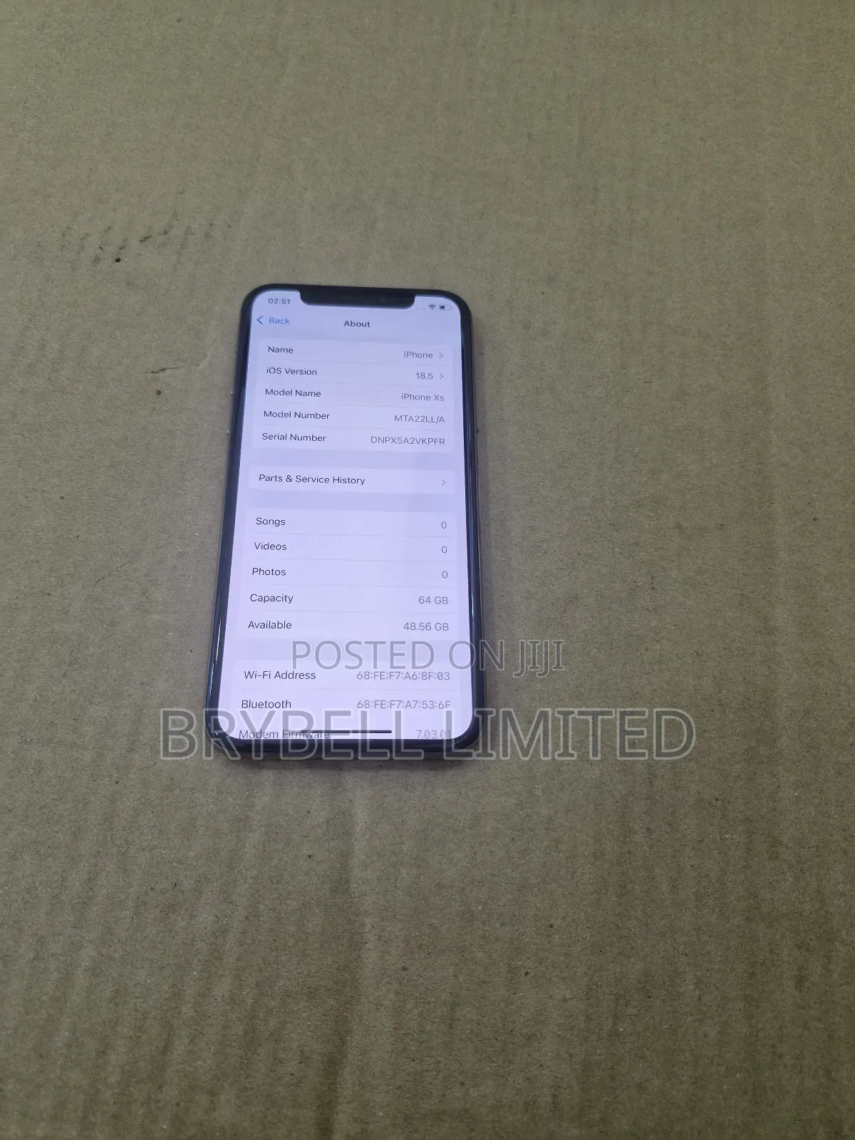 Apple iPhone XS 64 GB Gold