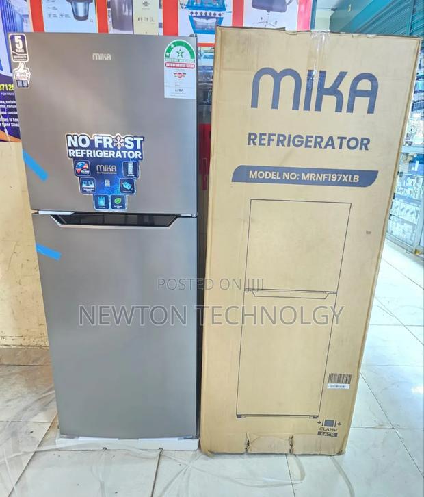 Mika 197 Litres No Frost Double Door Refrigerator