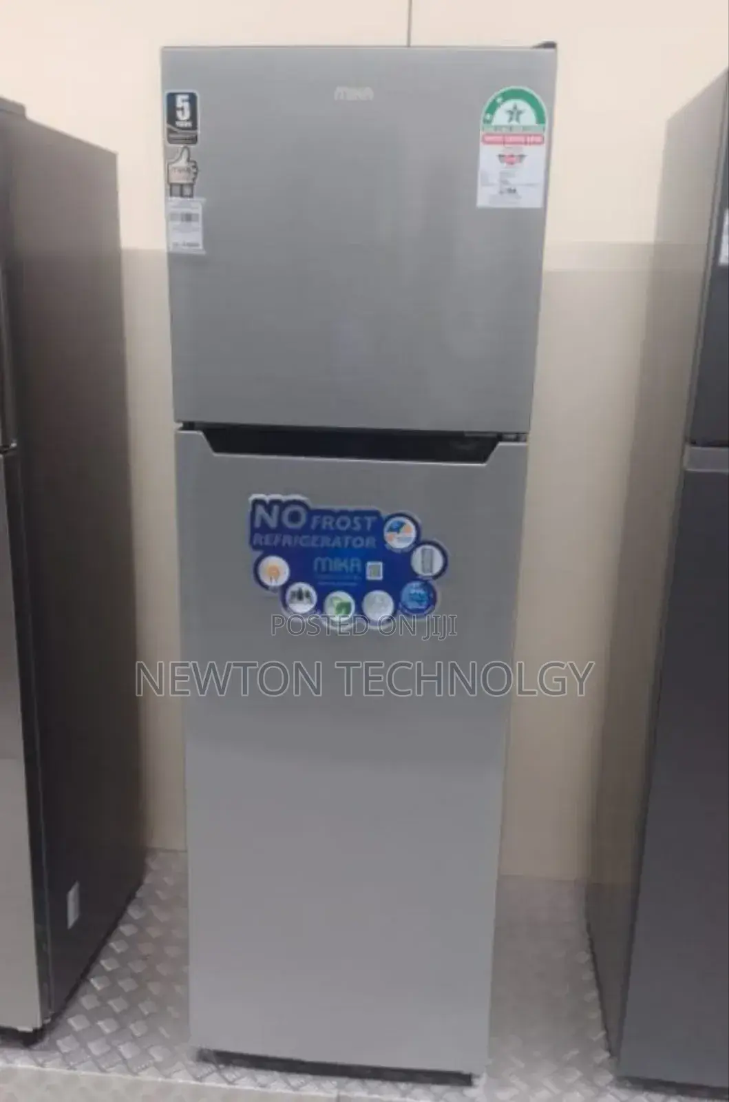 Mika 255 Litres Mrnf255lsd,No Frost Double Door Refrigerator