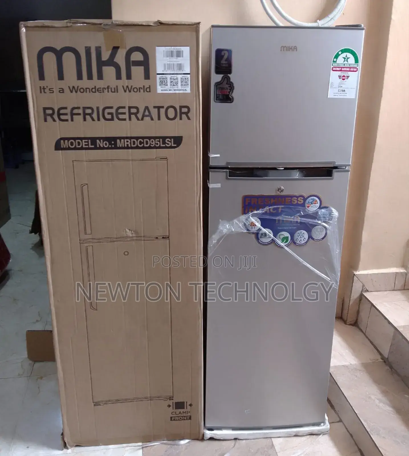 168 Litres Double Door Refrigerator -Mika