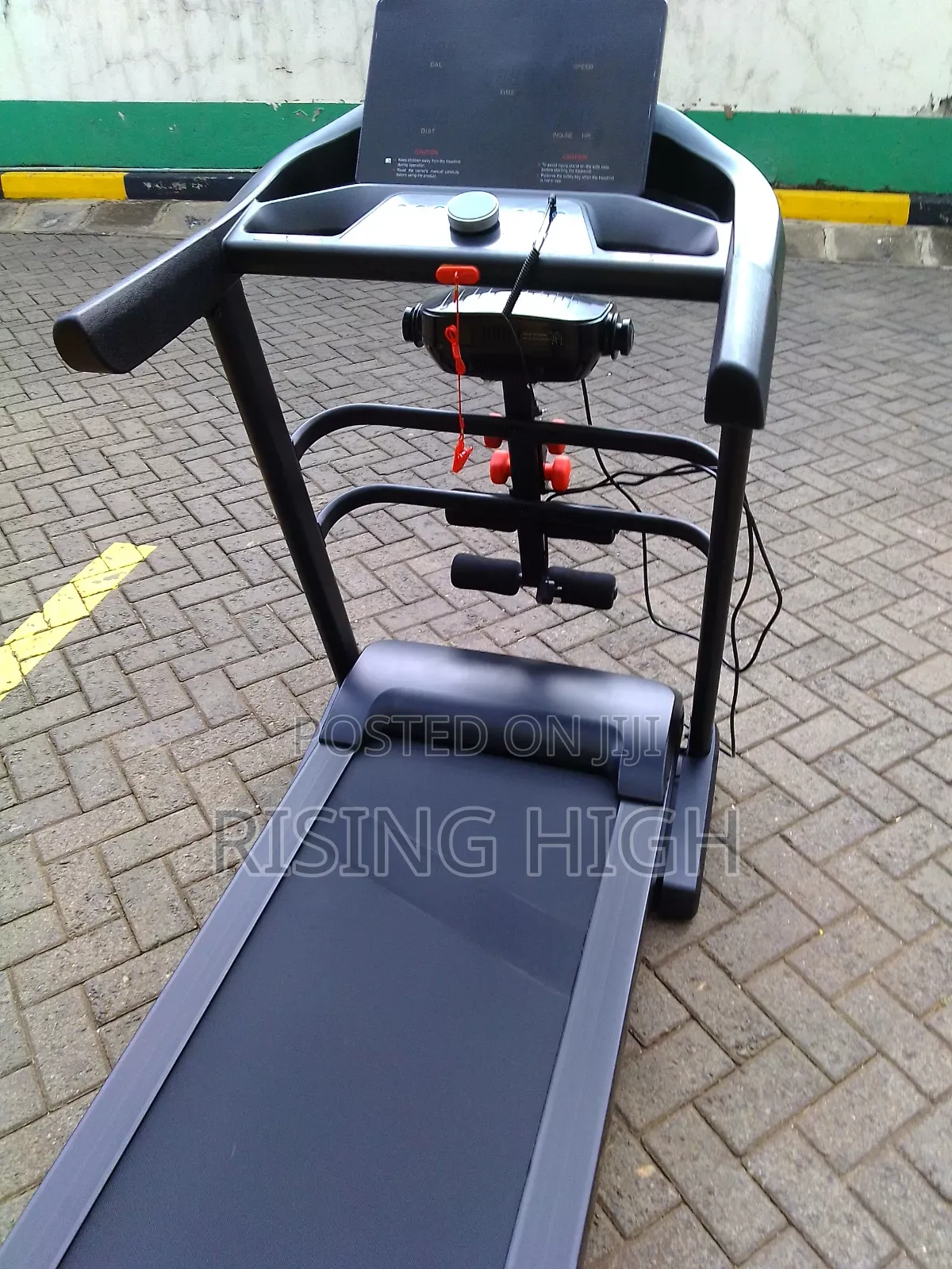 Sturdy Everfit Treadmill With Dumbbells