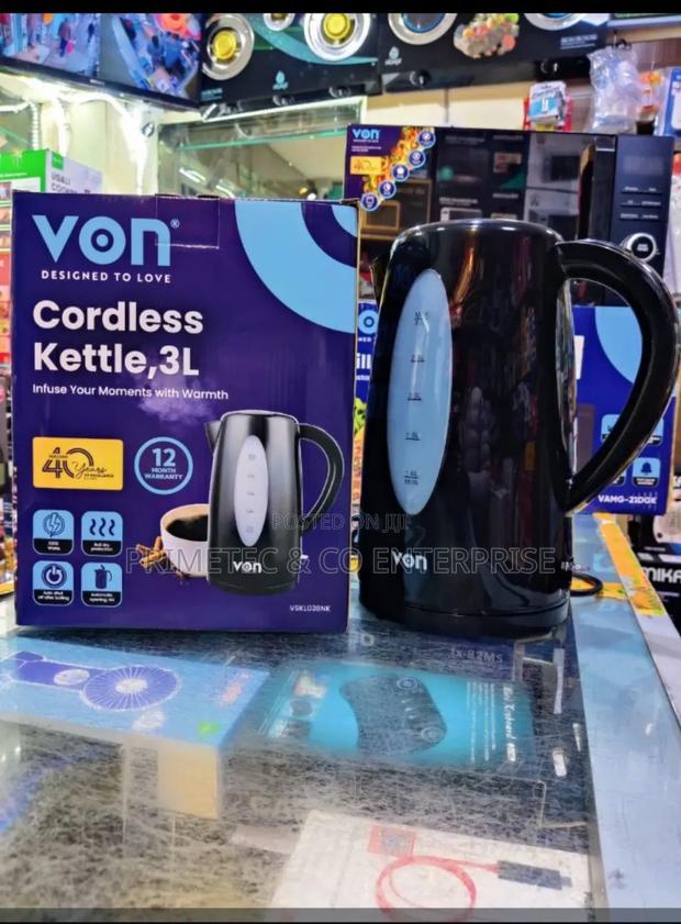 *Von 3litres Cordless Kettle - main view