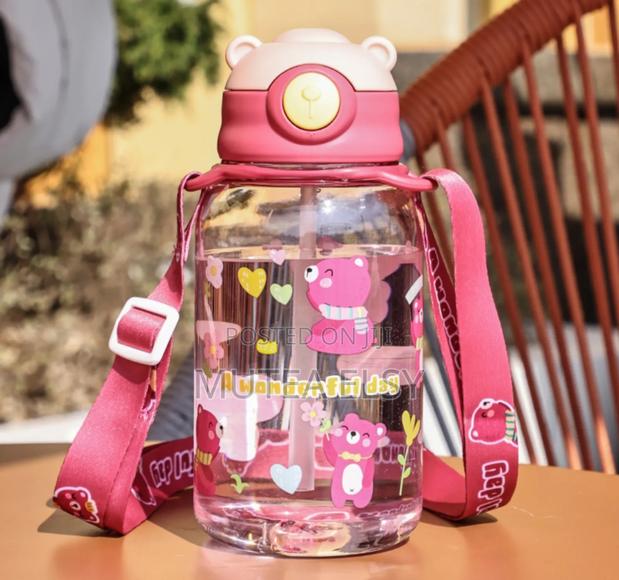 Pink,Green Purple Kids Water Bottles