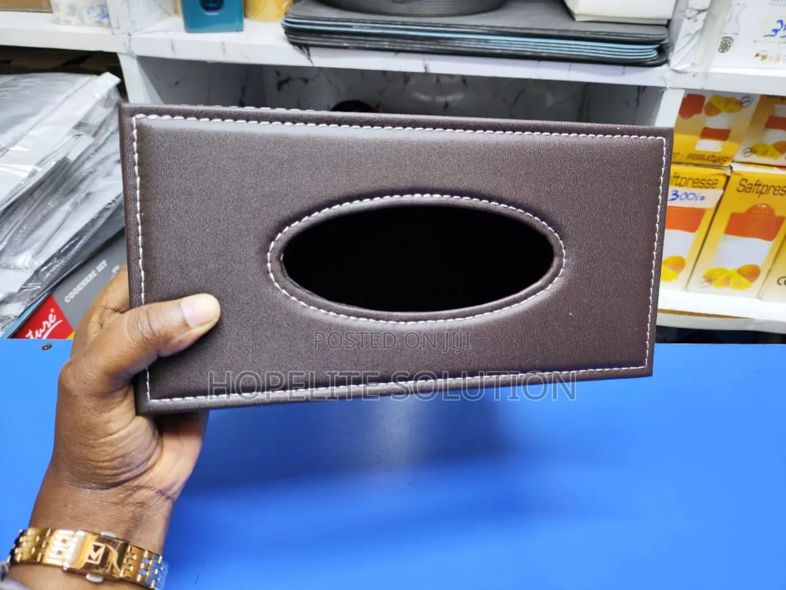 Pu Leather Serviette Holder