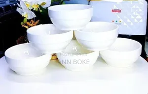 Deep Plain Bowls 
6 PCS Set 
6 “ Size 
Price: Kes 10.50-