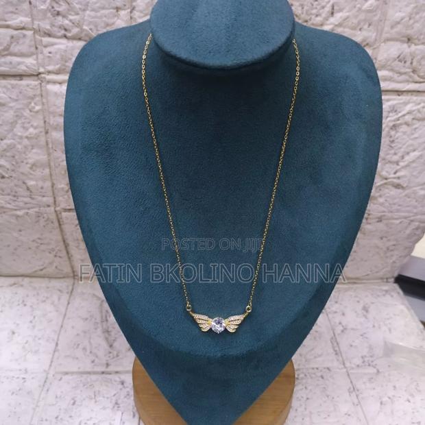 Stainless Steel Wing Necklace - main view