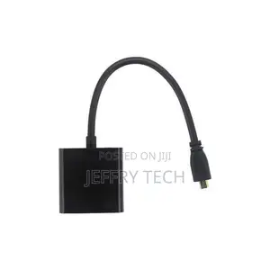 Microhdmi to Vga Adapter Cable With Usb Cable For