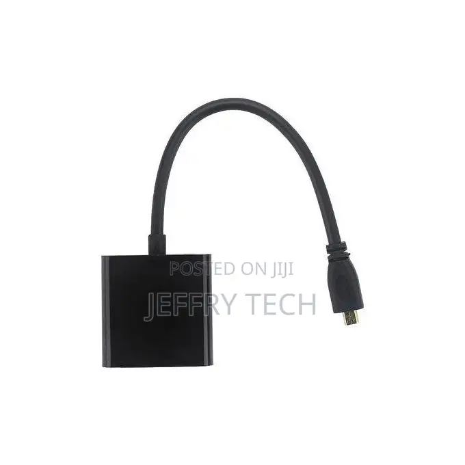 Microhdmi to Vga Adapter Cable With Usb Cable For