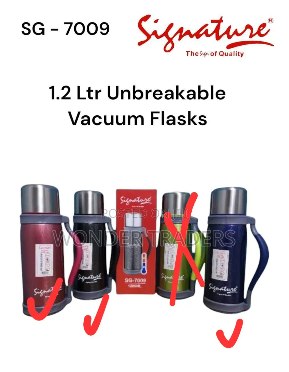 *Signature 1.2ltr Flask