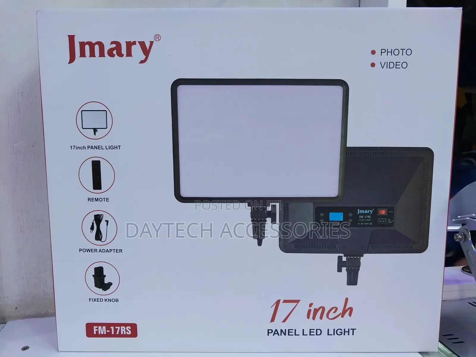 Jmary Panel Video Light 17inch (Fm-17rs)