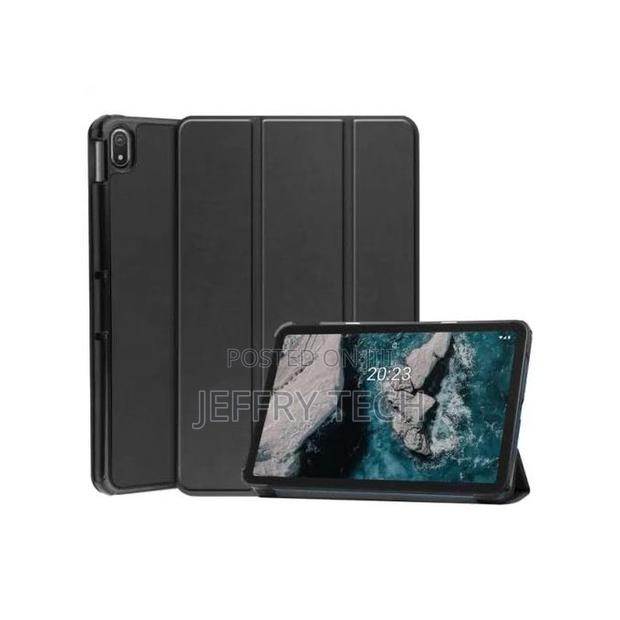 Smartcase Flip Case for Nokia T20 -Black - main view