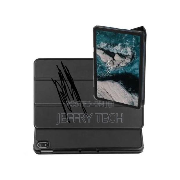 Smartcase Flip Case for Nokia T20 -Black - thumbnail 2