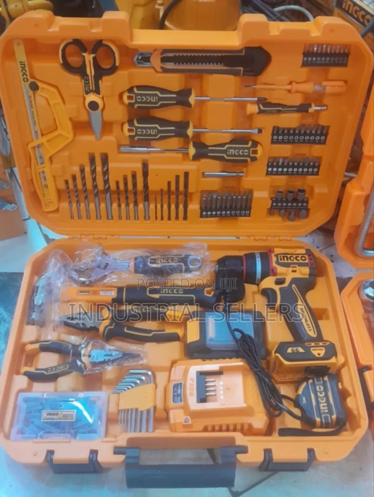Ingco Cordless Drill Set