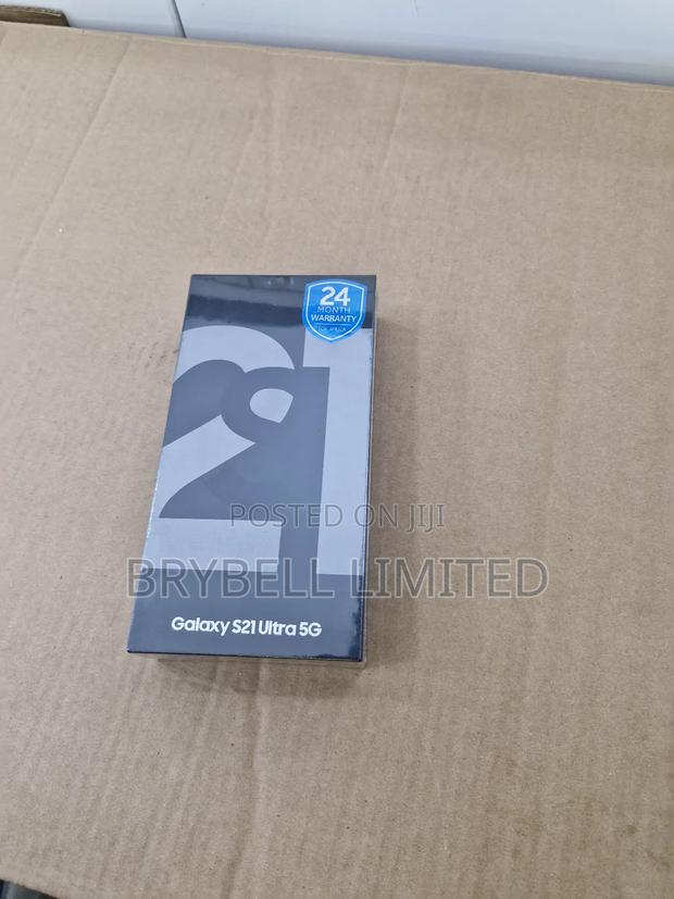 New Samsung Galaxy S21 Ultra 5G 256 GB Silver - main view