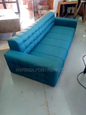 3-Seater Sofa With Sleek Box Arms