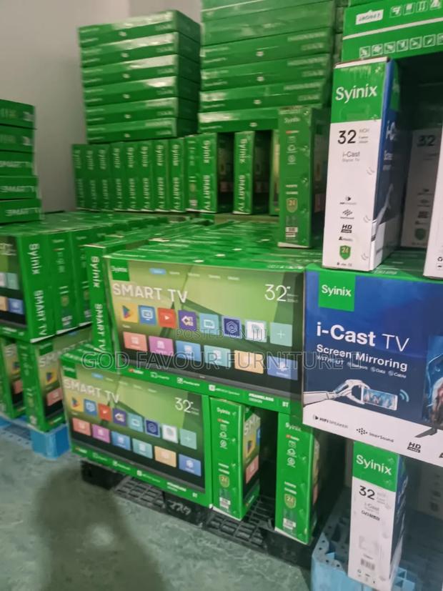 Smart Android Tv 32 Inches Syinix Jtt6r - thumbnail 2
