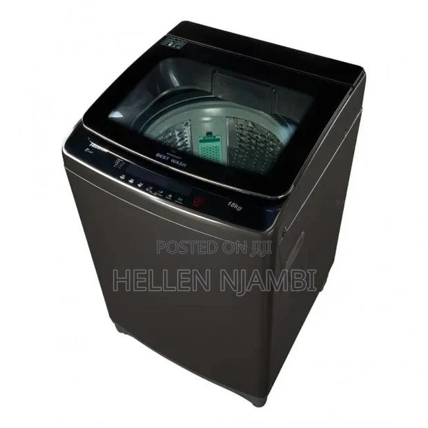 Hisense 11kg Top Load Washing Machine Titanium Crystal Grey - main view