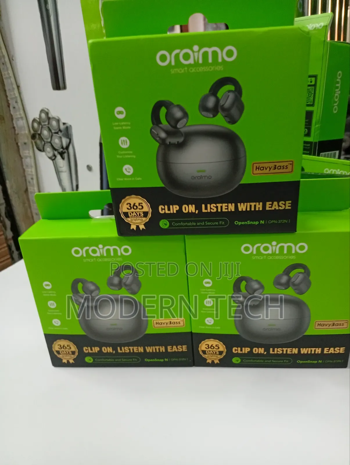 Oraimo Opn-372n Opensnap N Open-Ear True Wireless Earbuds